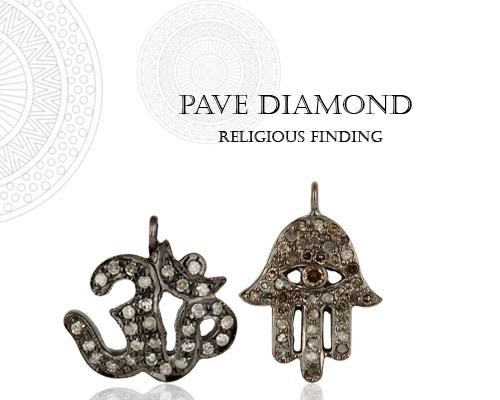 pave diamond jewelry manufacturer