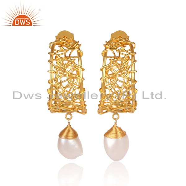 Gold half deals ring earrings