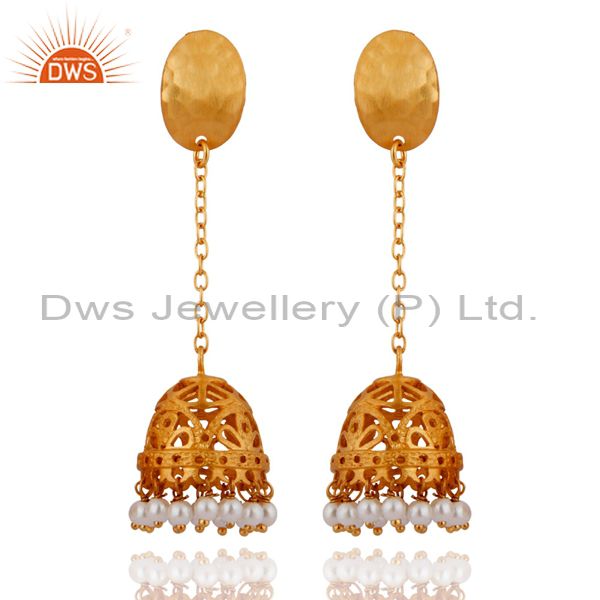 Jhumka with ear chain  Bahubali jhumki online  Kalyan Jewellers