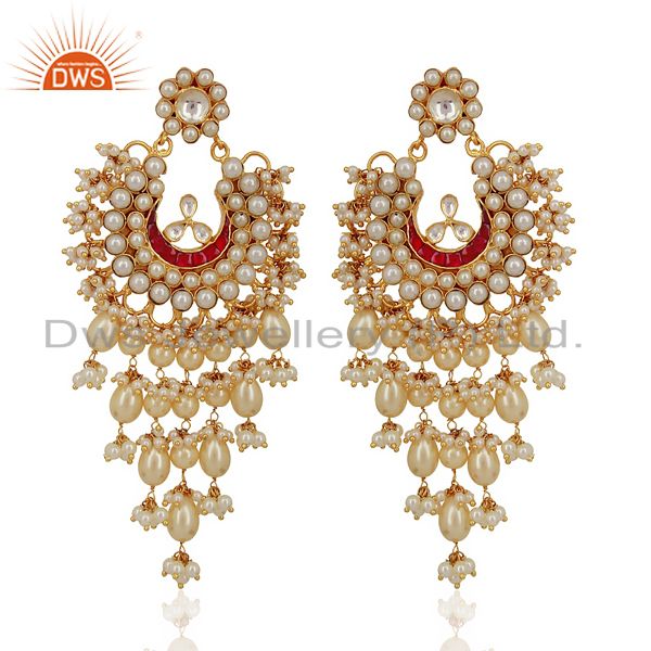 kundan bali earrings