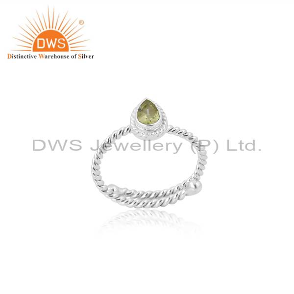 August Birthstone Ring - Beautiful Peridot Jewelry