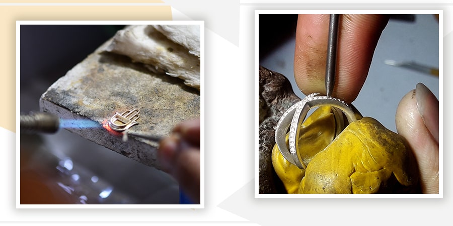 Traditional art of jewelry-making in Jaipur