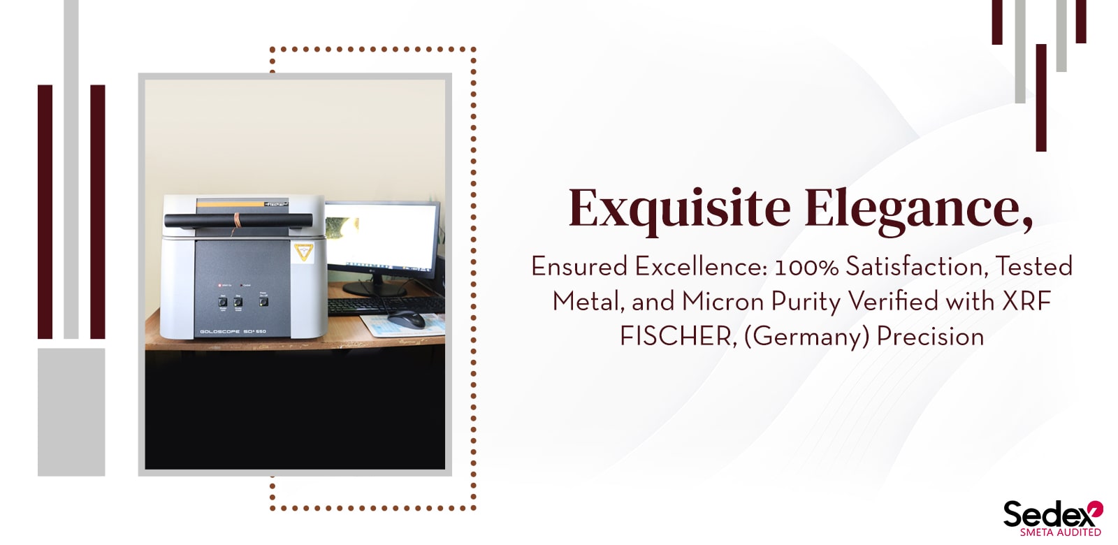 Exquisite Elegance, Ensured Excellence: 100% Satisfaction, Tested Metal, and Micron Purity Verified with XRF FISCHER(Germany) Precision