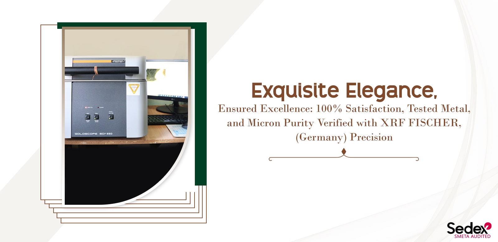 Exquisite Elegance, Ensured Excellence: 100% Satisfaction, Tested Metal, and Micron Purity Verified with XRF FISCHER(Germany) Precision