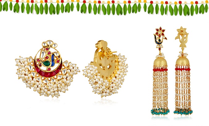 Janmashtami Inspired Earrings