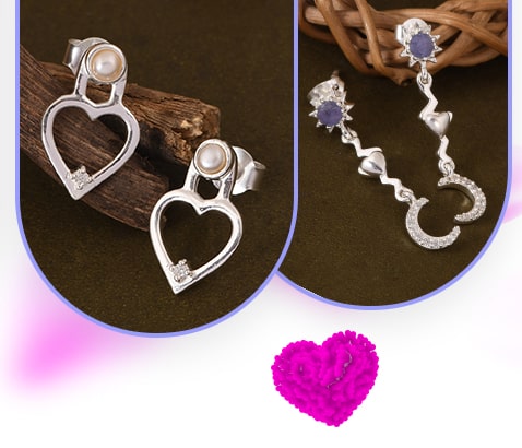 Valentines Earrings for Girls