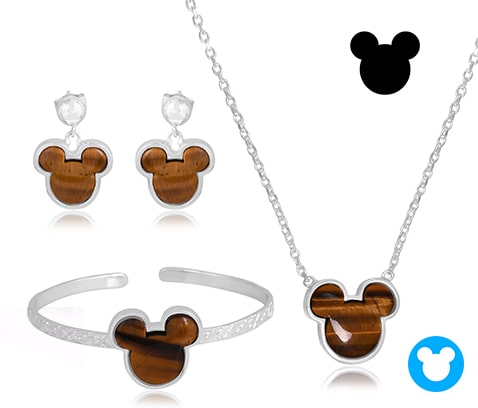 Explore our collection of Mickey Mouse emoji jewelry!