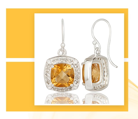 Citrine Earrings Wholesaler