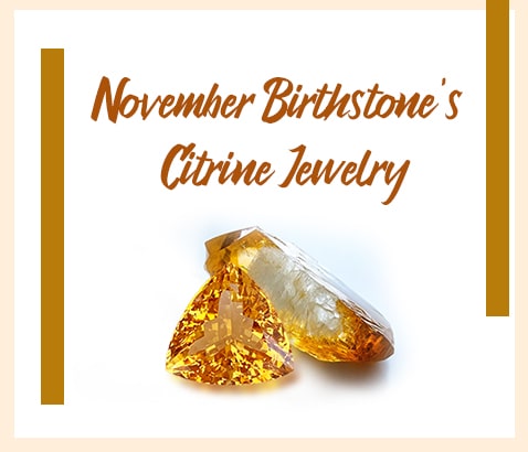 Wholesale November Birthstone's Citrine Jewelry