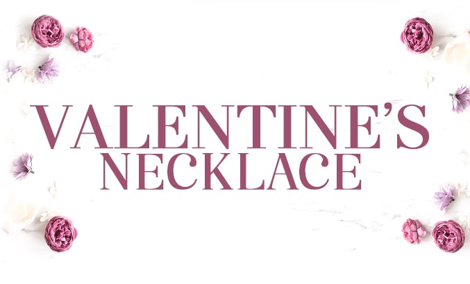 Valentine Day Necklace for Sale